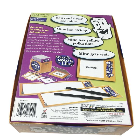 WHAT'S YOURS LIKE? - Family GAME NIGHT & Party Board Card Game - Picture 5 of 12
